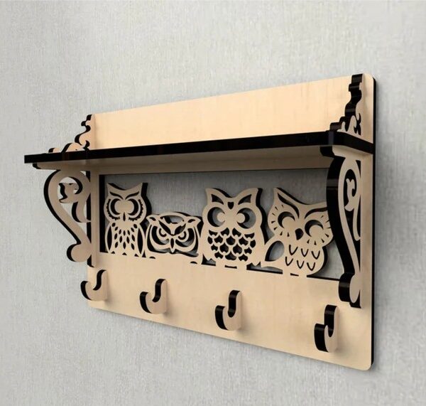 Držač za ključeve sa sovama